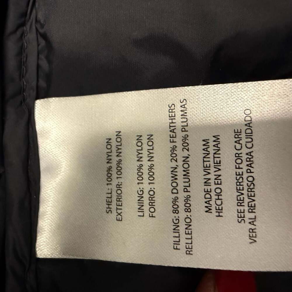 Eddie Bauer EB650 Down Hooded Puffer Jacket Black XXL - Picture 6 of 7